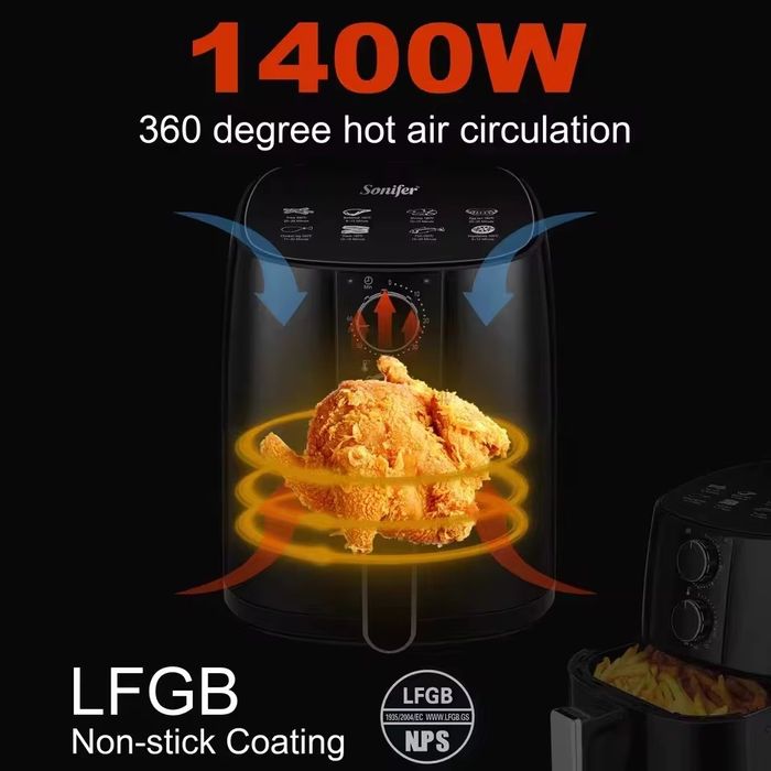 Доставка! Аэрофритюрница Sonifer SF-1011