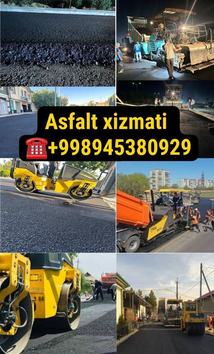Asfalt xizmati Асфальт хизмати Узбекистан буйлаб