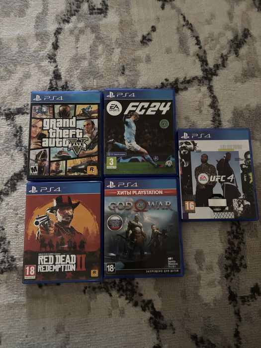 Диски на PlayStation4