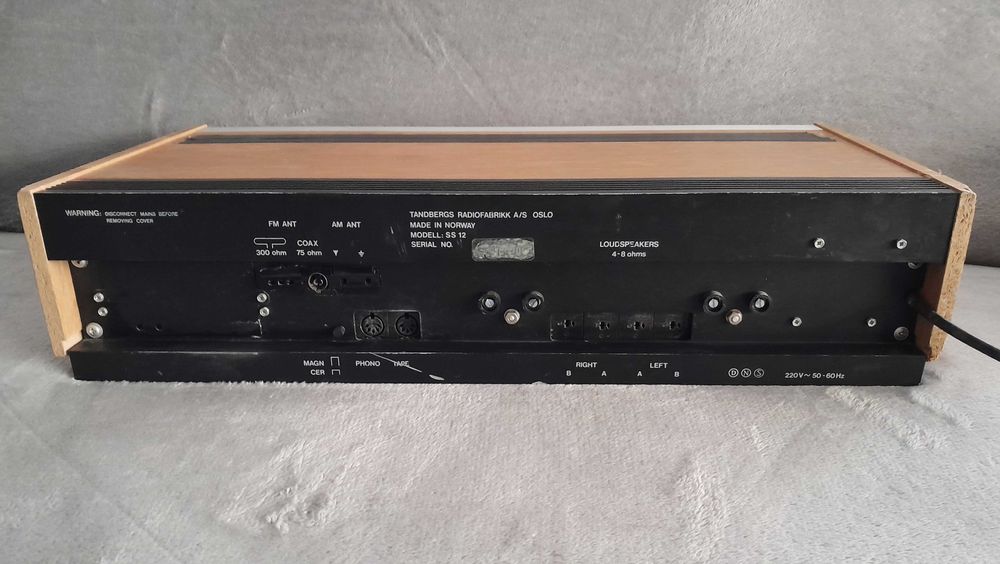 TANBERG SS12 Sølvsuper 12  vintage receiver / amplituner Hi-Fi