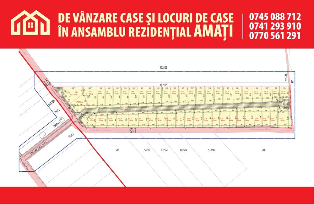 Teren intravilan in complex rezidential Amati