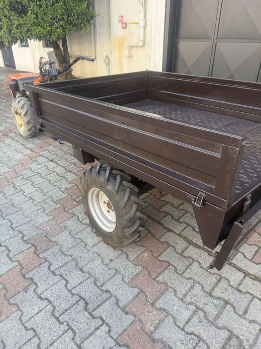 Motocultor Goldoni 14 cv cu remorcă ,freză,plug și răriță 4x4