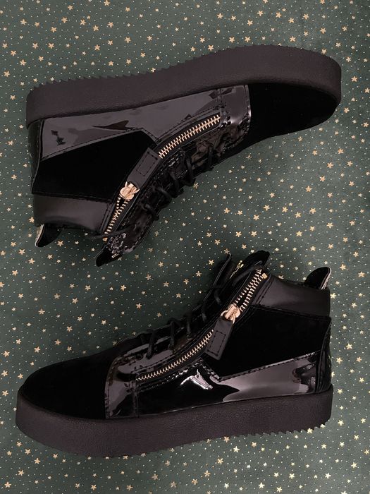 Giuseppe Zanotti Kriss Velvet Mid - Premium Quality , Material Catifea