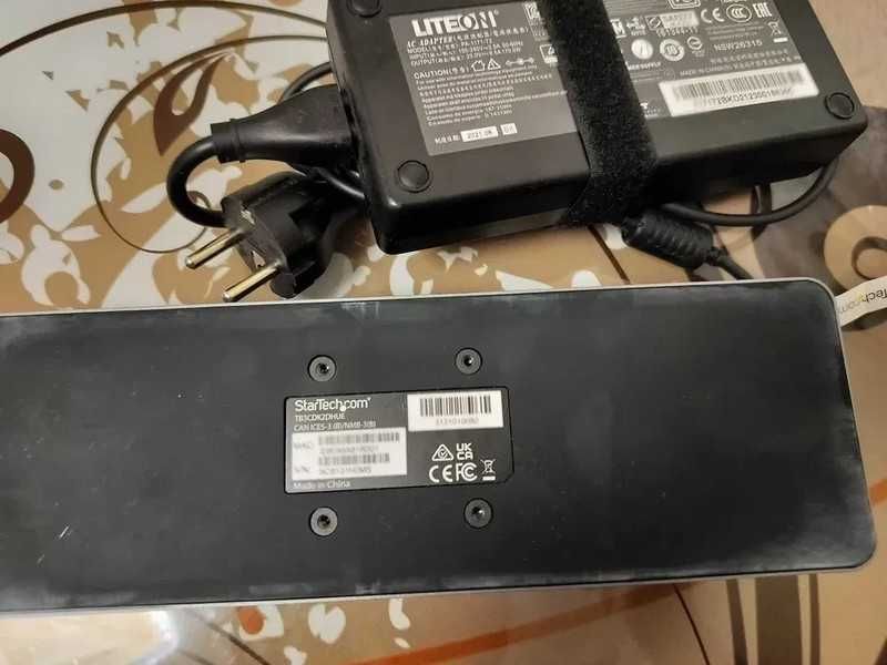 Docking Station StarTech.com Thunderbolt 3,Dual Monitor 4K 60Hz 10Gbps