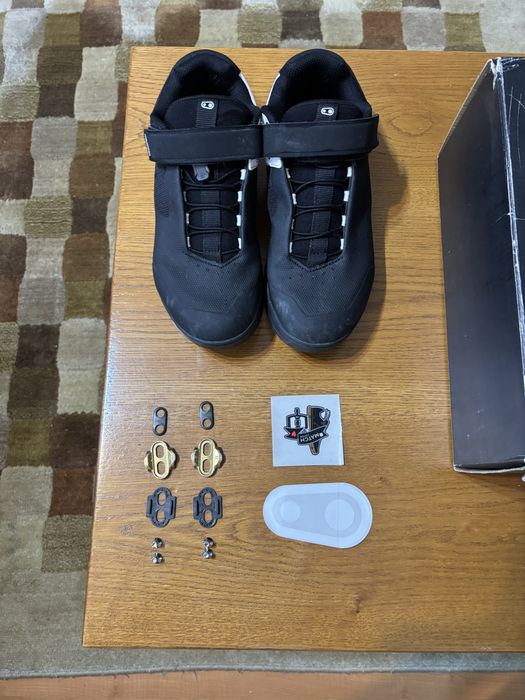 Adidasi CrankBrothers STAMP SPEED LACE flat shoes- black/white