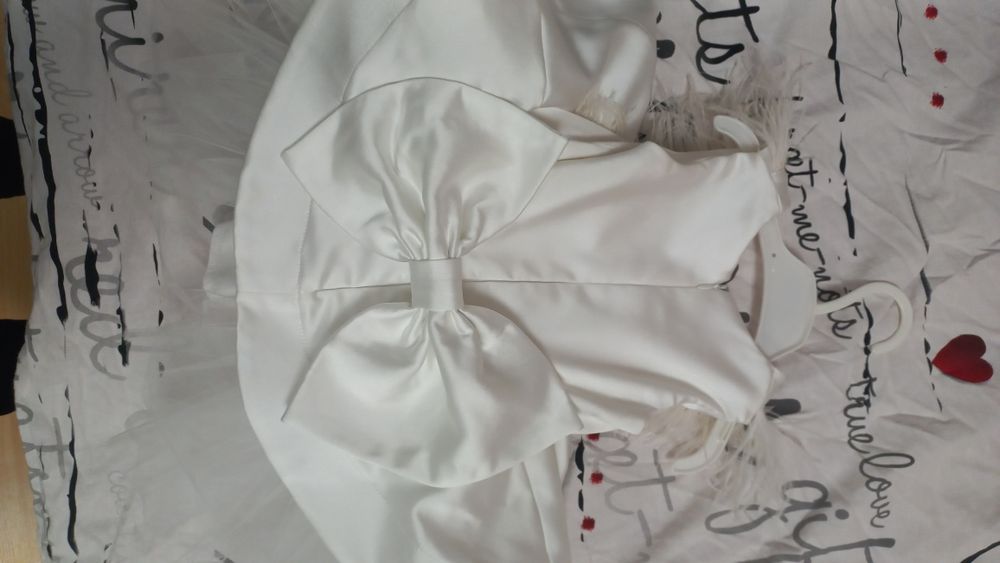 Бяла рокля за кръщенка или сватба