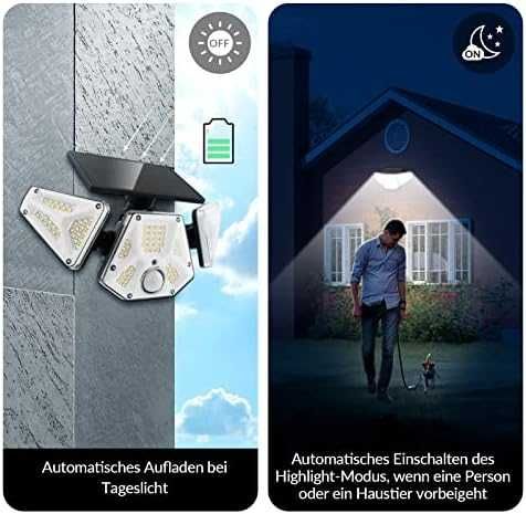 Нови 2 броя слънчеви външни светлини Соларни лампи за градина, двор