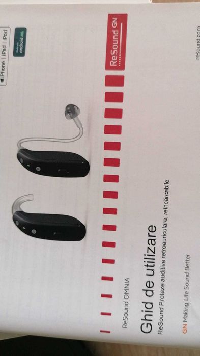 Vând aparat AUDITIV  și încărcător tip RESOUND, noi .