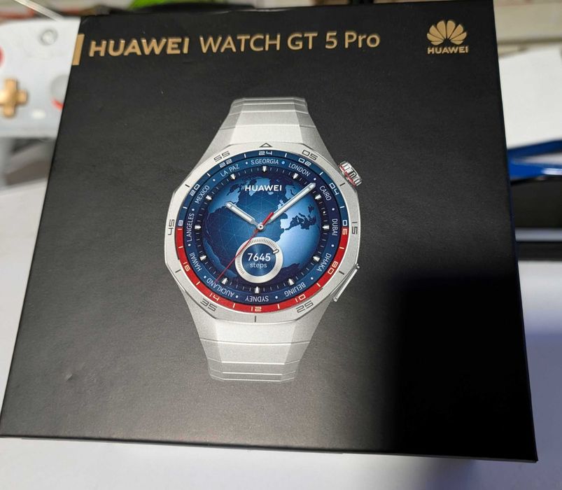 Huawei Watch GT 5 Pro 46mm Titanium Като Нов + Гаранция