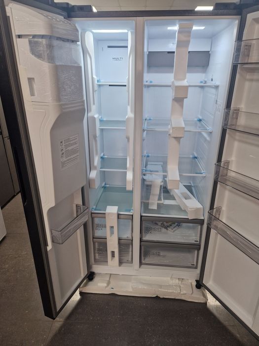 Side By Side Midea Dark Inox Чисто Нов