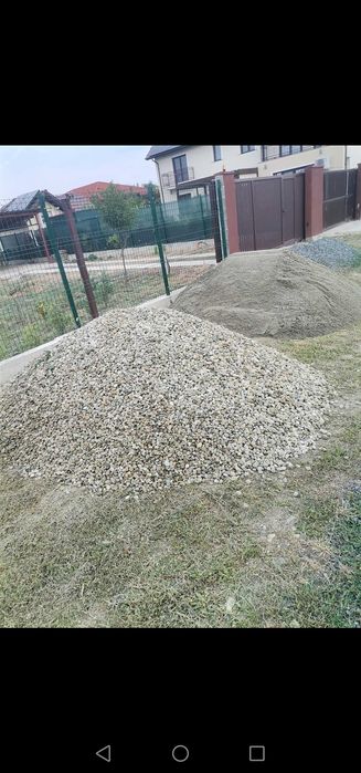 Nisip Sort balastru margaritar pamant