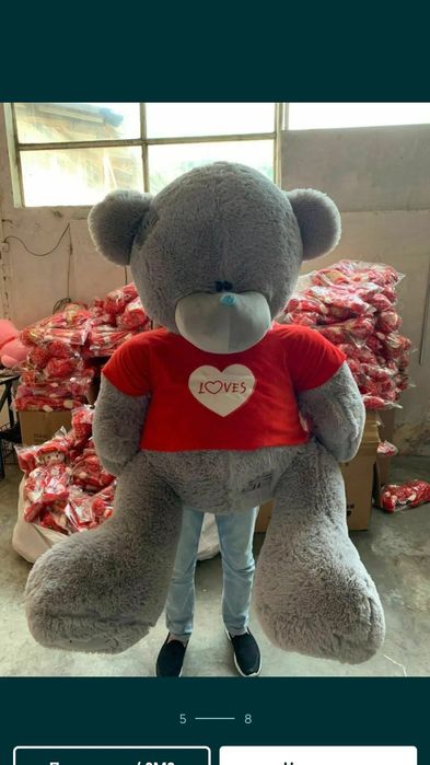 Teddi teddi (dastavka+)30sm 3metr