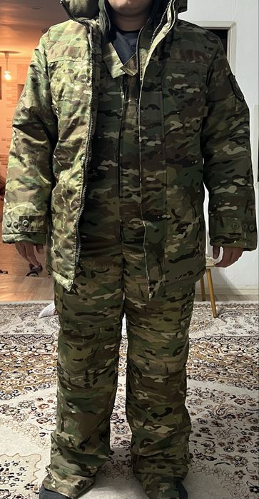 Военный бушлат с ватником