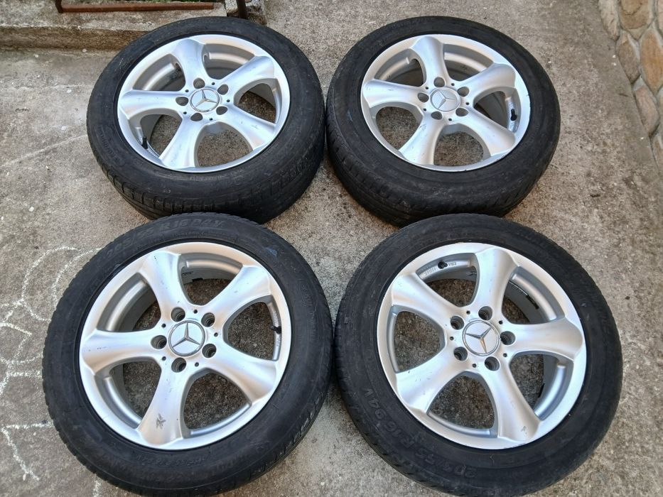 Оригинални Алуминиеви джанти 16цола за Mercedes w211-E-class.w204.c-class.5 ×112.w245.B-class w169 A-class