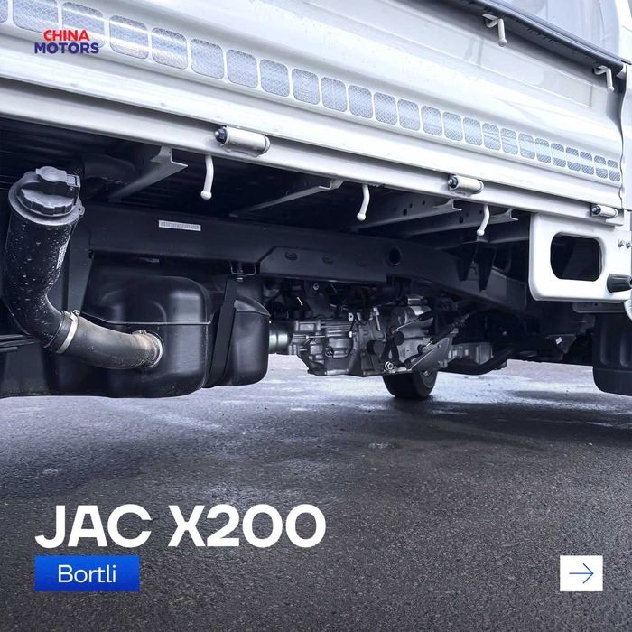 JAC X200 - tezkor yuk tashish uchun ideal tanlov