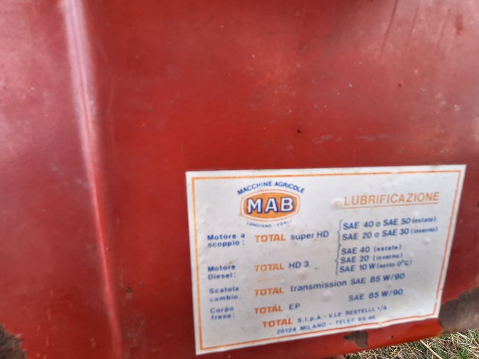 Vand motocultor MAB 18,5 CP