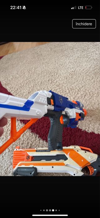 Pusti de jucarie Nerf