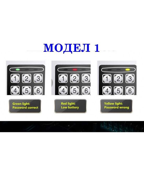 ПРОМО! Метален сейф с КОД И КЛЮЧ Метална каса ДВА РАЗМЕРА
