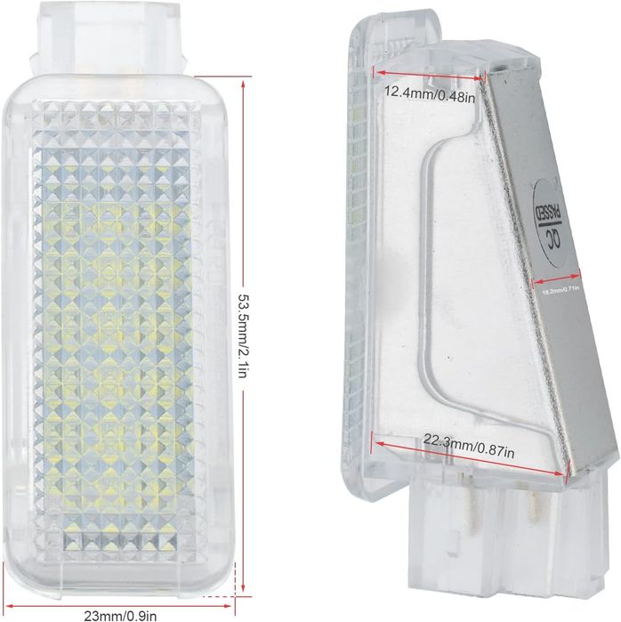 Lămpi Interior LED Audi/VW/Skoda/Porsche - Set 2 Buc