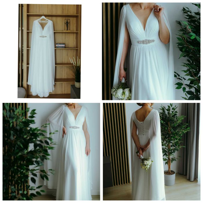 Rochie de mireasa eleganta - purtata o singură data - stare impecabila
