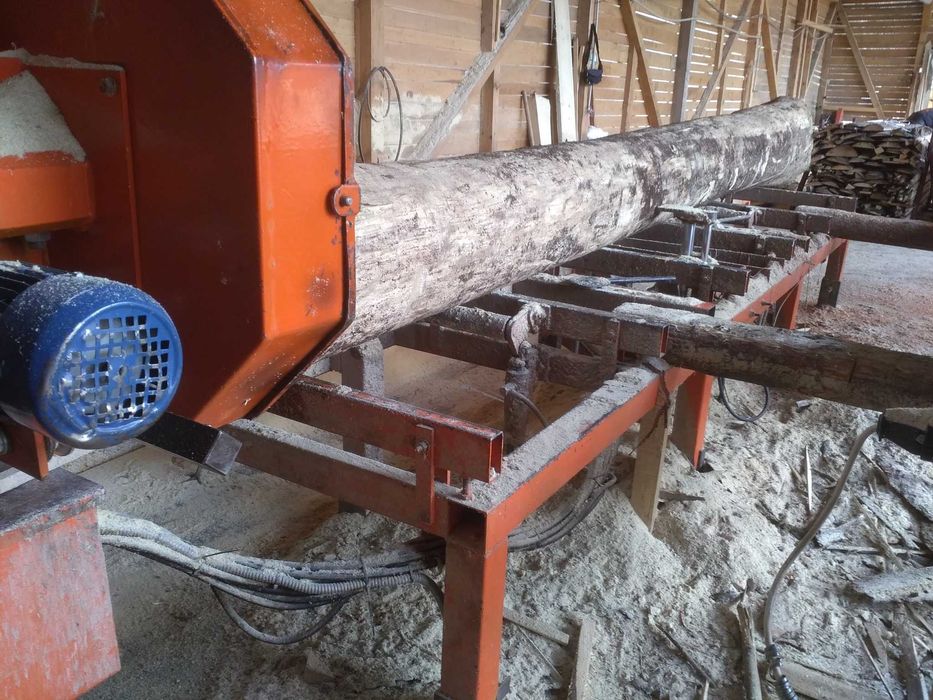 Хоризонтален банциг (гатер), дърводелски машини