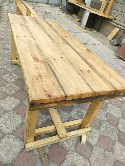 Комплект (стол и две лавки)