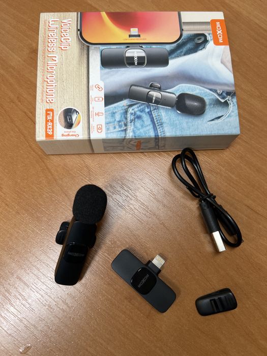 Петличка moxom, один микрофон, для айфона