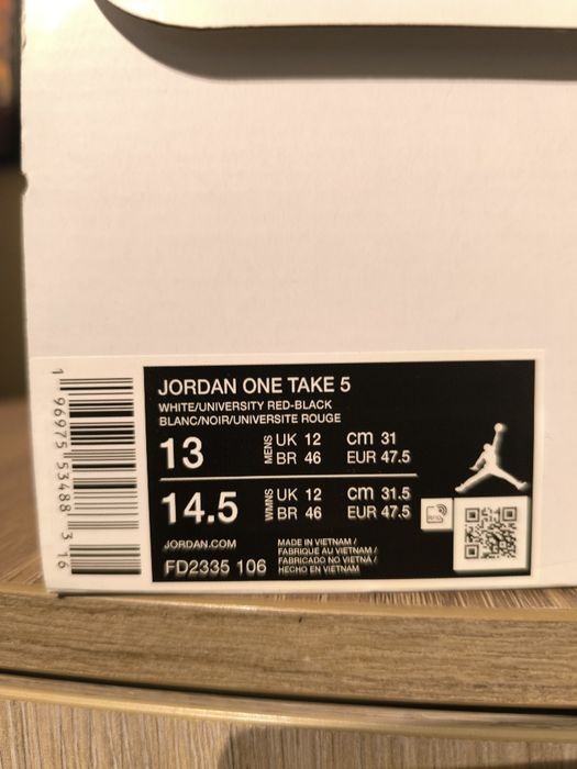 Jordan One Take 5