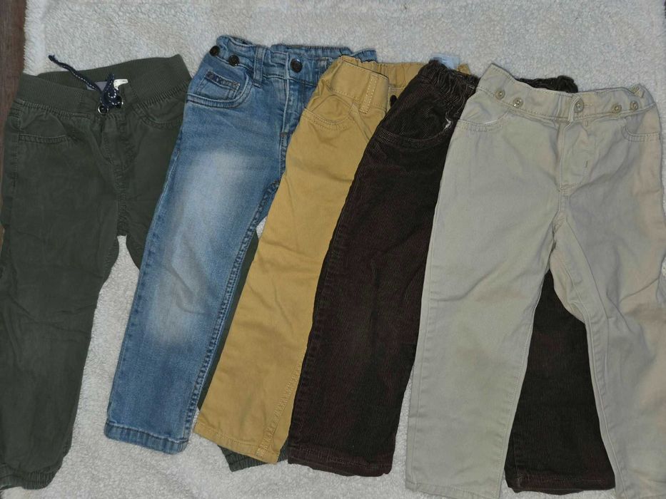 5 Детски Дълги Панталони за Момче - 2-3г