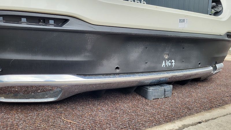 Mercedes GLE 2019/2023 W167 SUV AMG bară spate fustă tipsuri BS188