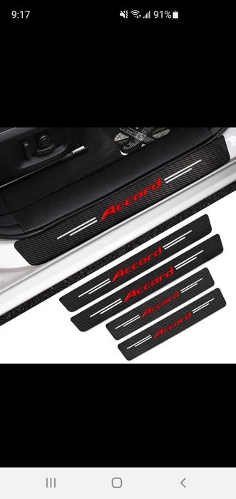 Карбонови стикери за прагове на Honda  Civic  Crv Accord Jazz