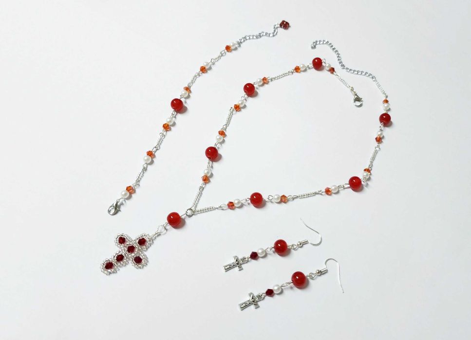 Seturi bijuterii martie, martisor, cruciulite finute multe culori