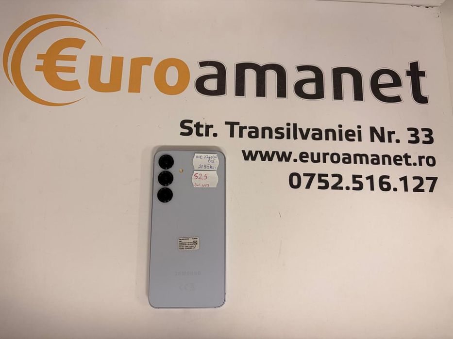 Telefon SAMSUNG Galaxy S25 5G, 128GB, 12GB RAM, Dual SIM, Icyblue -T-