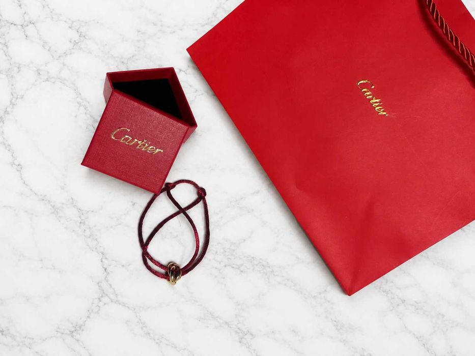 картие гривна унисекс против уроки нова с кутия и торба cartier