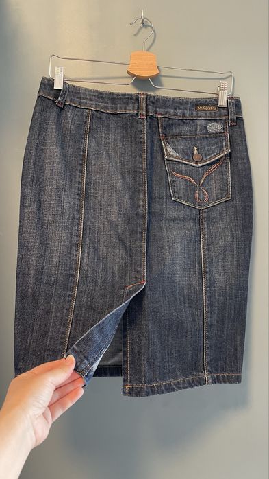 джинсовая юбка прямая MNG Jeans