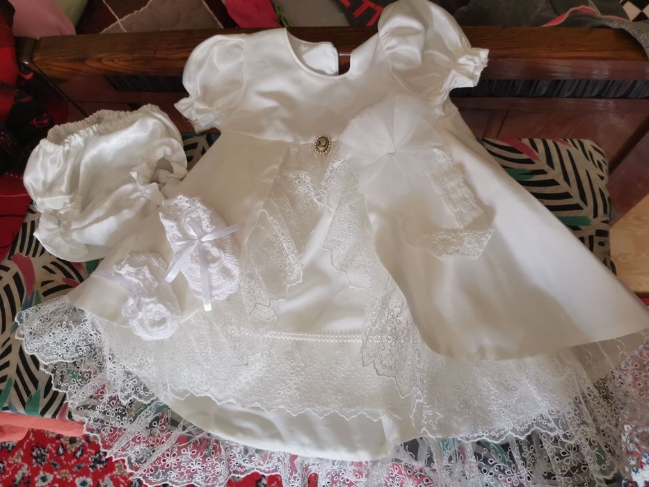 Rochiță botez ca nouă