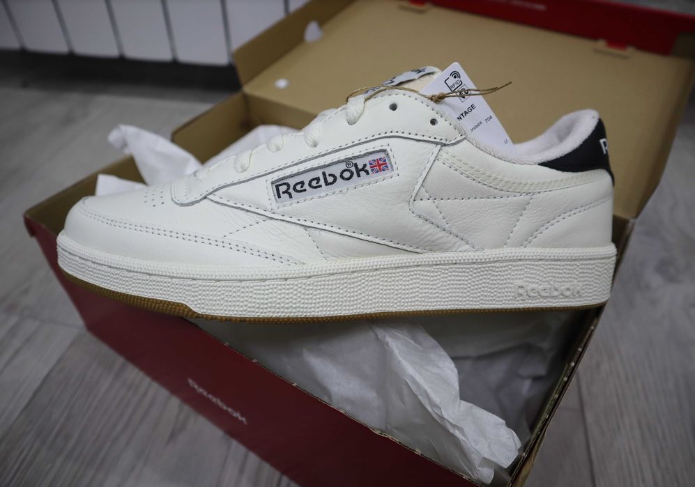 Мужские кроссовки Reebok Club C 85 оригинал, new US 10, US 10.5