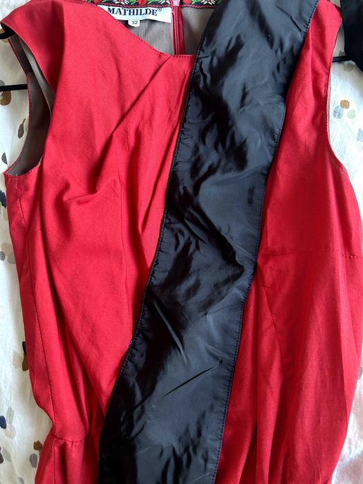 Rochie rosie Mathilde
