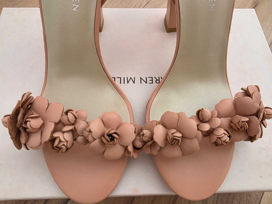 Кожени сандали Karen Millen