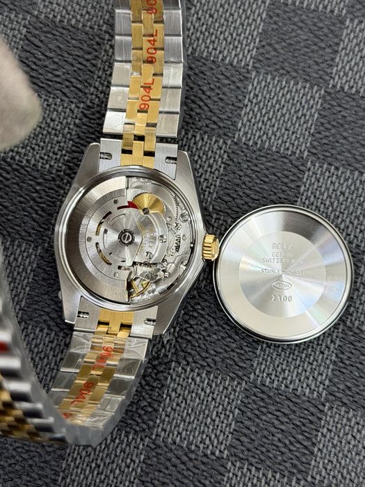 Rolex Date-Just Diamond 31 Yellow Gold Mother of Pearl Dial