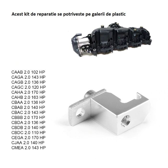 Kit reparatie motoras galerie de admisie P2015 Audi Vw Skoda Seat Nou