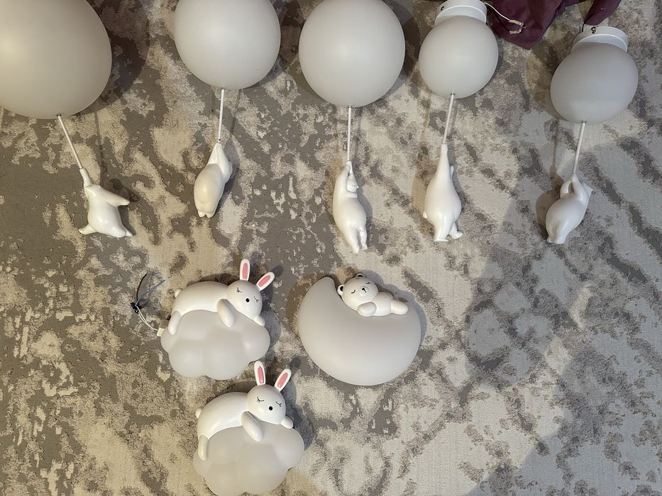 Набор люстр с ночниками