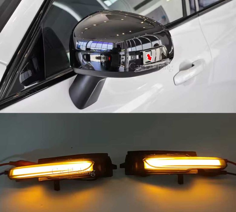 Динамични бягащи мигачи за огледалата за Рено Клио Renault Megane Clio