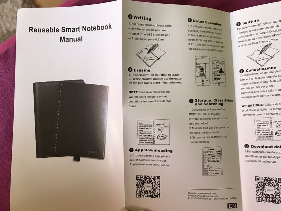 Notebook reutilizabil Newyes (erasable smart)