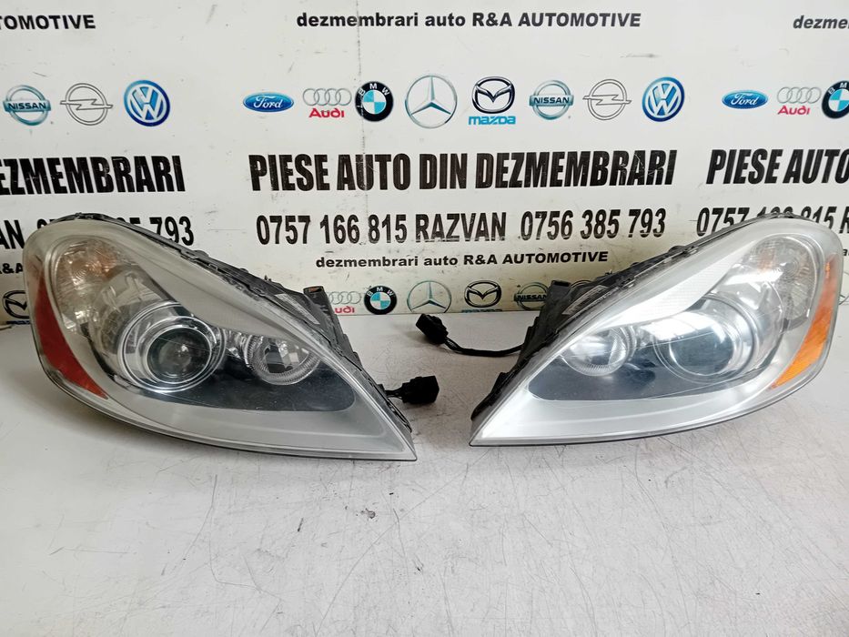 Faruri Far Stanga Dreapta Volvo XC60 Xenon Complete Originale RHD Cod 3076318 30763137 Intacte