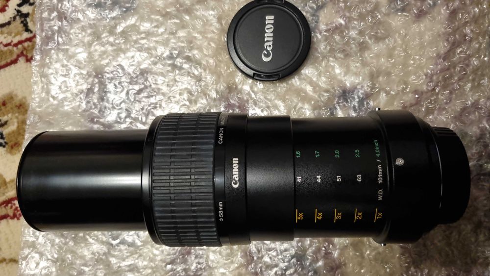 Canon EF MP-E 65mm f2.8 5x macro