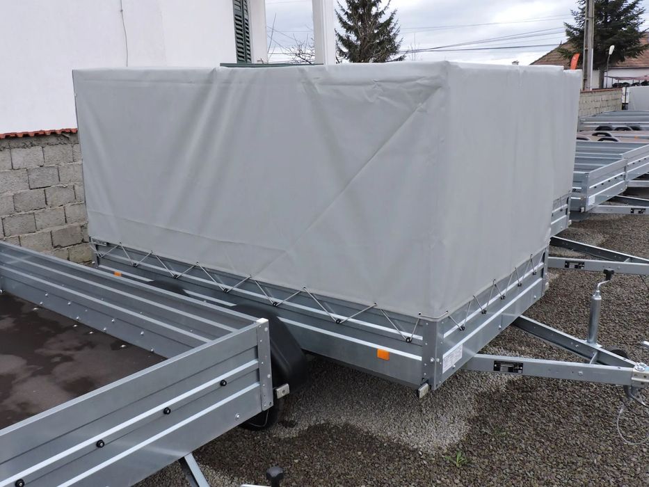 Trailer Europe ALFA, 2 axe ,1 axe , arc de foi, torsiune , sistem franare Remorci  simple si cu franare, grautate maxima intre750-2700 kg