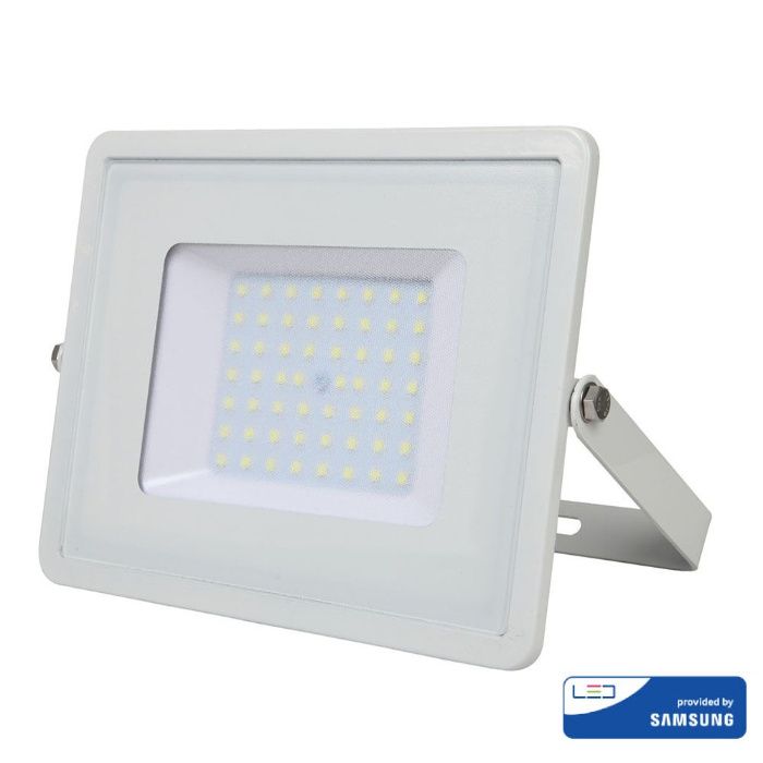 Samsung диод 50W 5г гаранция LED ЛЕД Прожектор (тънък)Светодиоден про