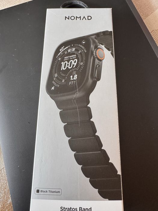 Curea/bratara Nomad Stratos Apple Watch Ultra 1 2 3 de 49 mm black factura/garantie iiimpecabila!