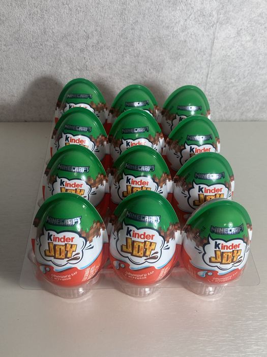 Киндеры майнкрафт с игрушкой